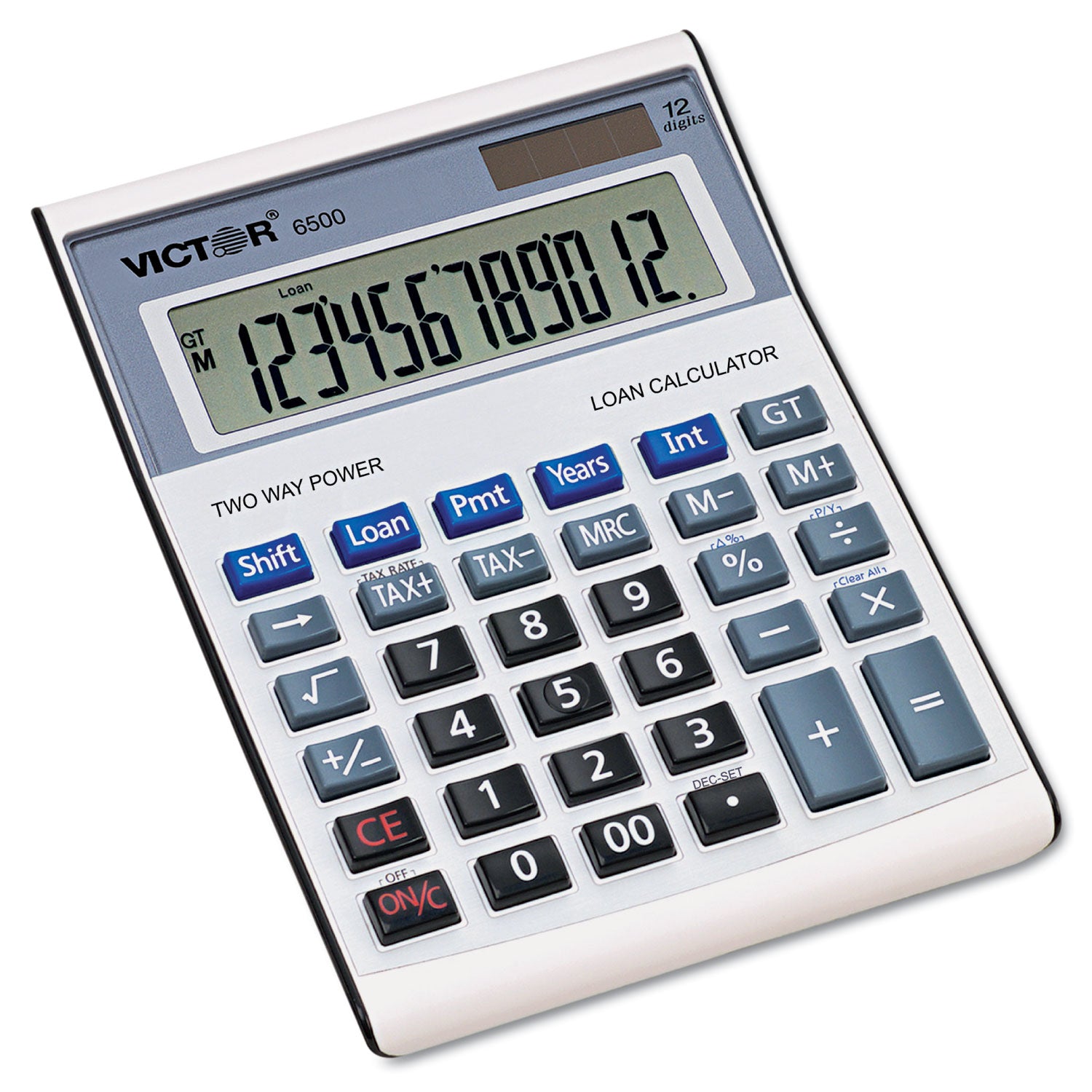 Victor® 6500 Executive Desktop Loan Calculator, 12-Digit LCD