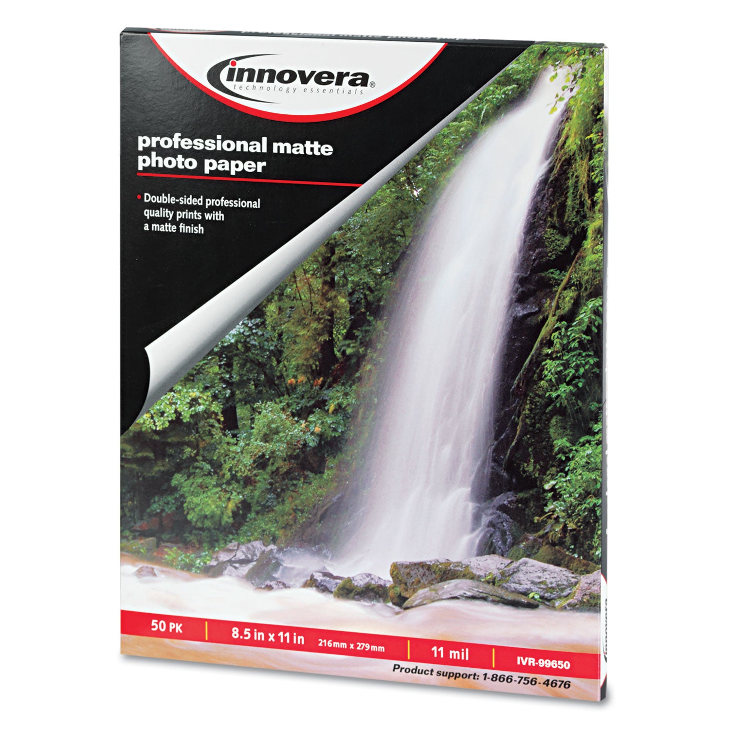 Innovera® Heavyweight Photo Paper, 11 mil, 8.5 x 11, Matte White, 50/Pack