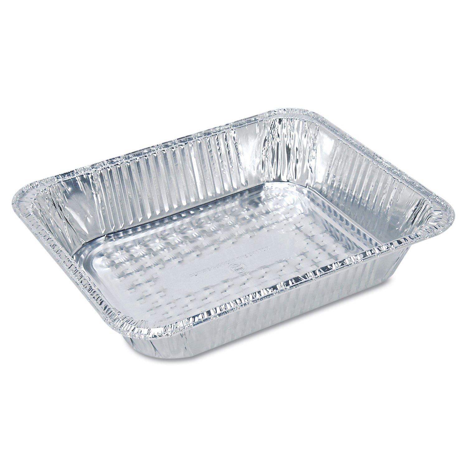 HFA® Aluminum Steam Table Pans, Half-Size Shallow, 1.69" Deep, 10.38 x 12.75, 100/Carton