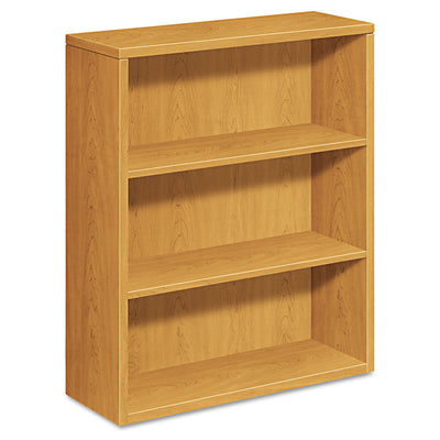 10500 Series Laminate Bookcase, Three-Shelf, 36w x 13.13d x 43.38h, Harvest Flipcost Flipcost