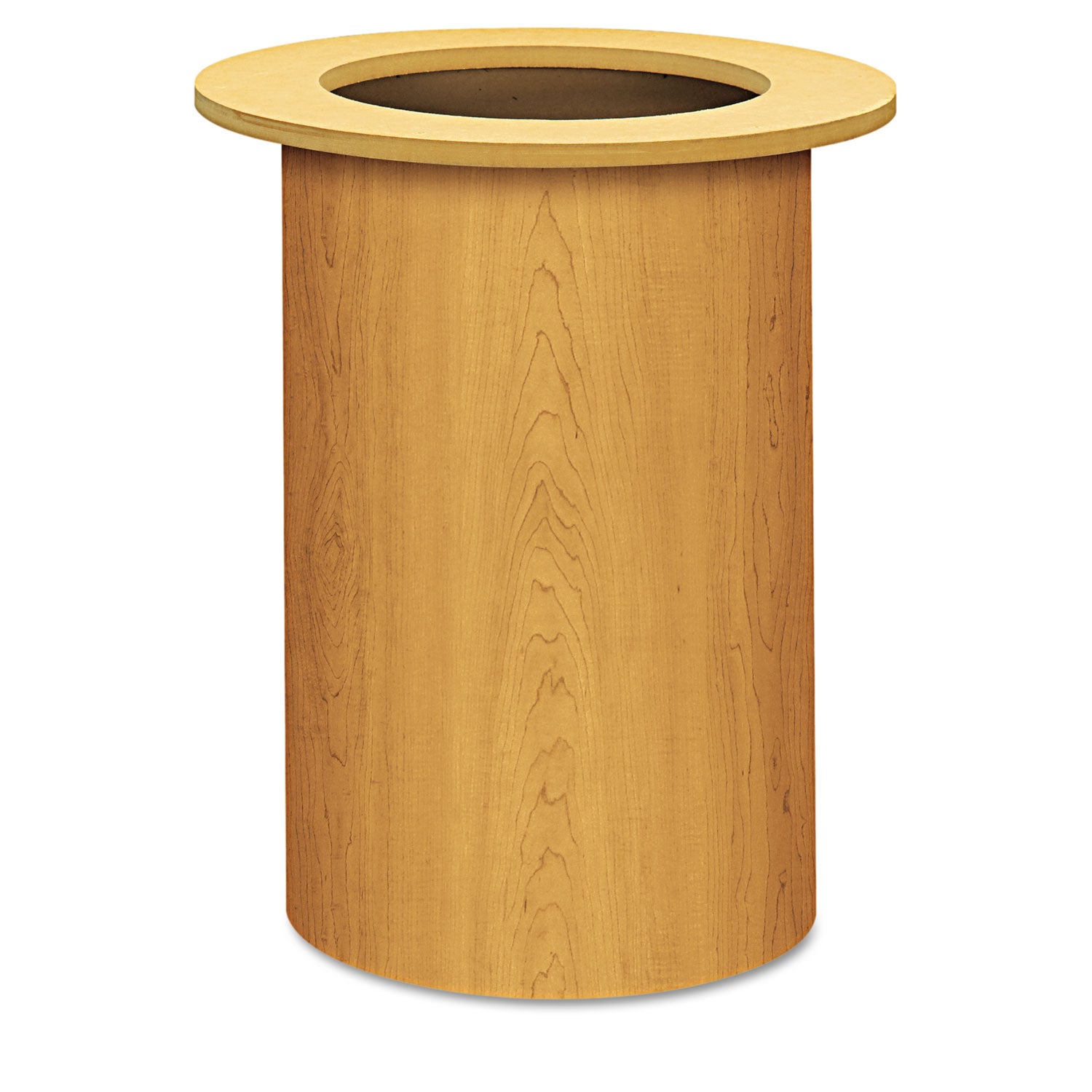 Laminate Cylinder Table Base, 18" Diameter x 28h, Harvest