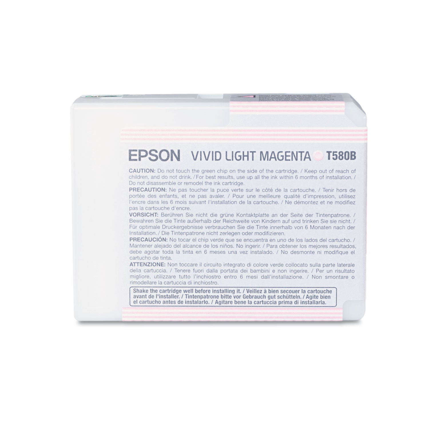 Epson® T580B00 UltraChrome K3 Ink, Vivid Light Magenta