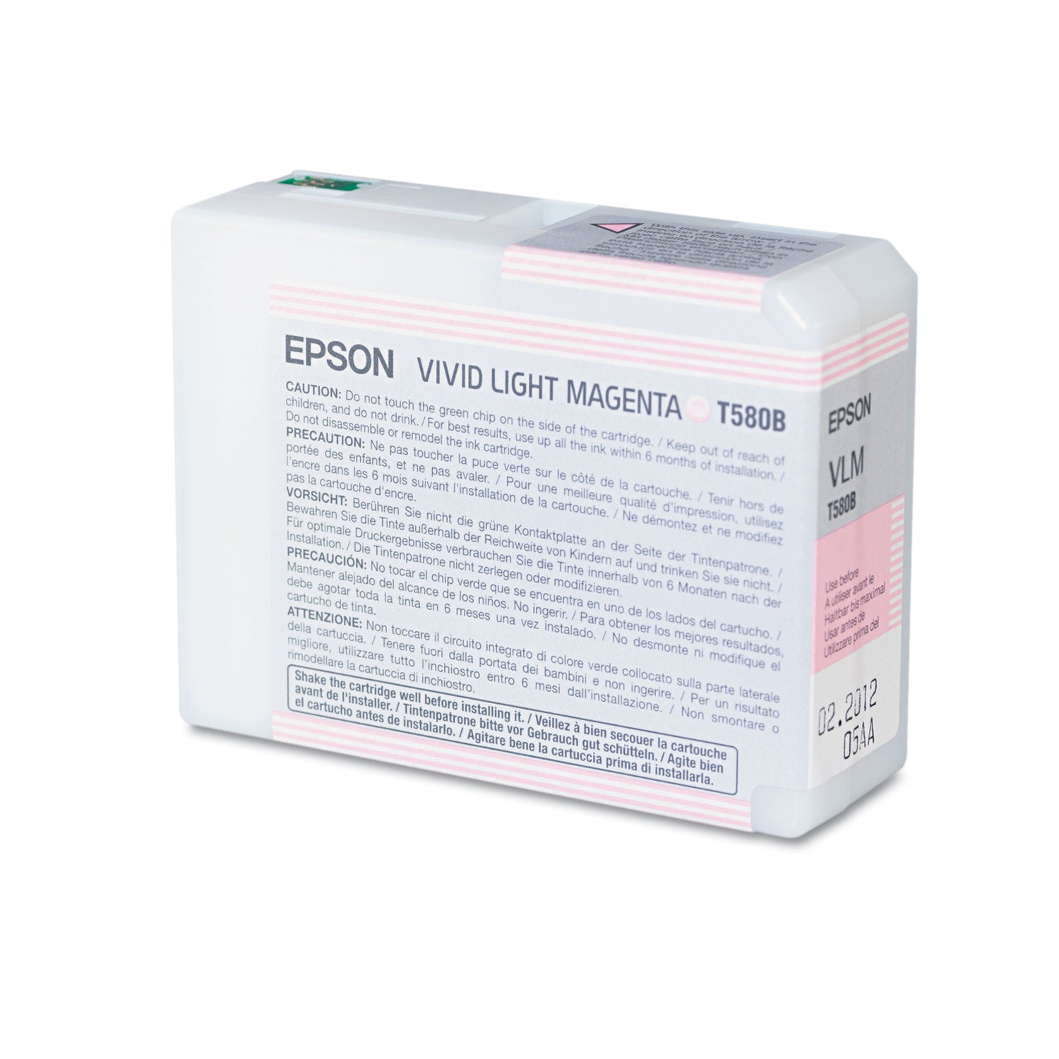 Epson® T580B00 UltraChrome K3 Ink, Vivid Light Magenta