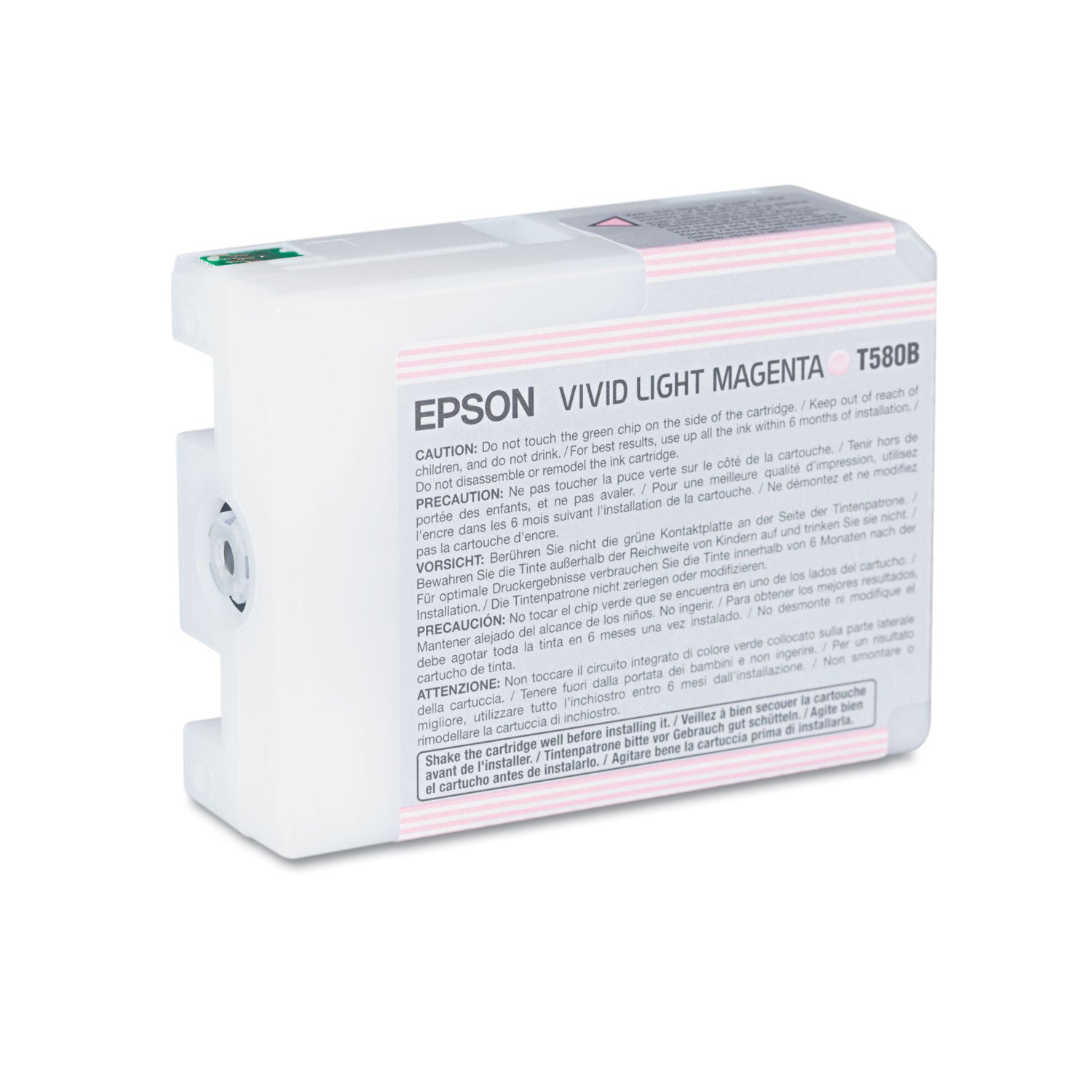 Epson® T580B00 UltraChrome K3 Ink, Vivid Light Magenta