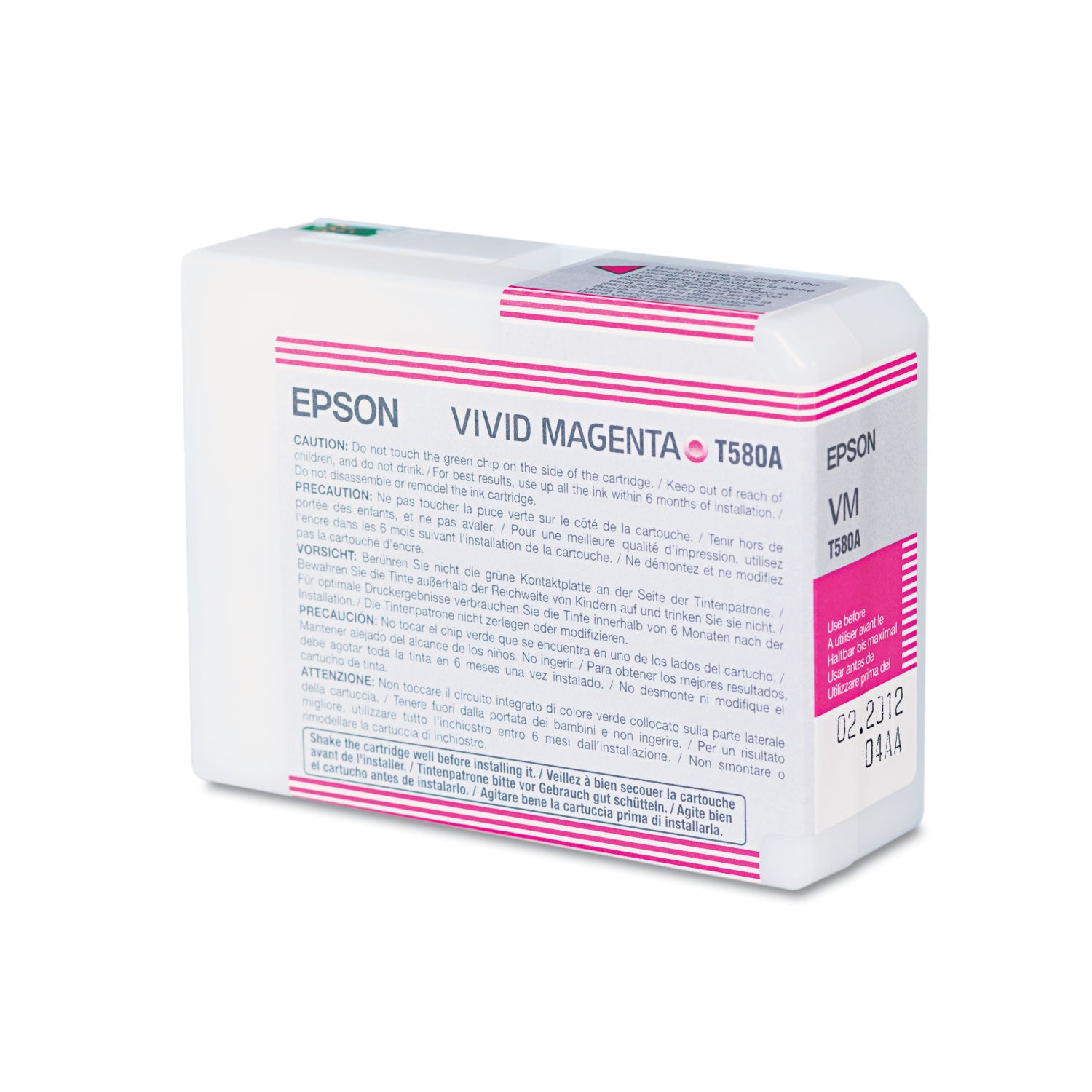 Epson® T580A00 UltraChrome K3 Ink, Vivid Magenta