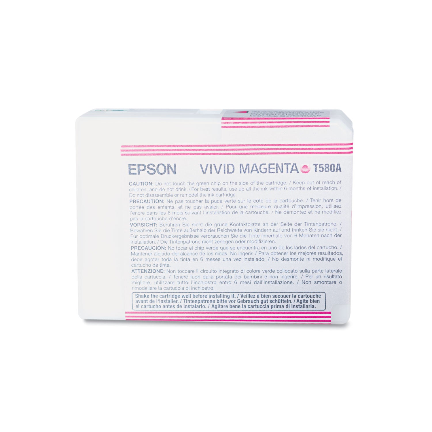 Epson® T580A00 UltraChrome K3 Ink, Vivid Magenta