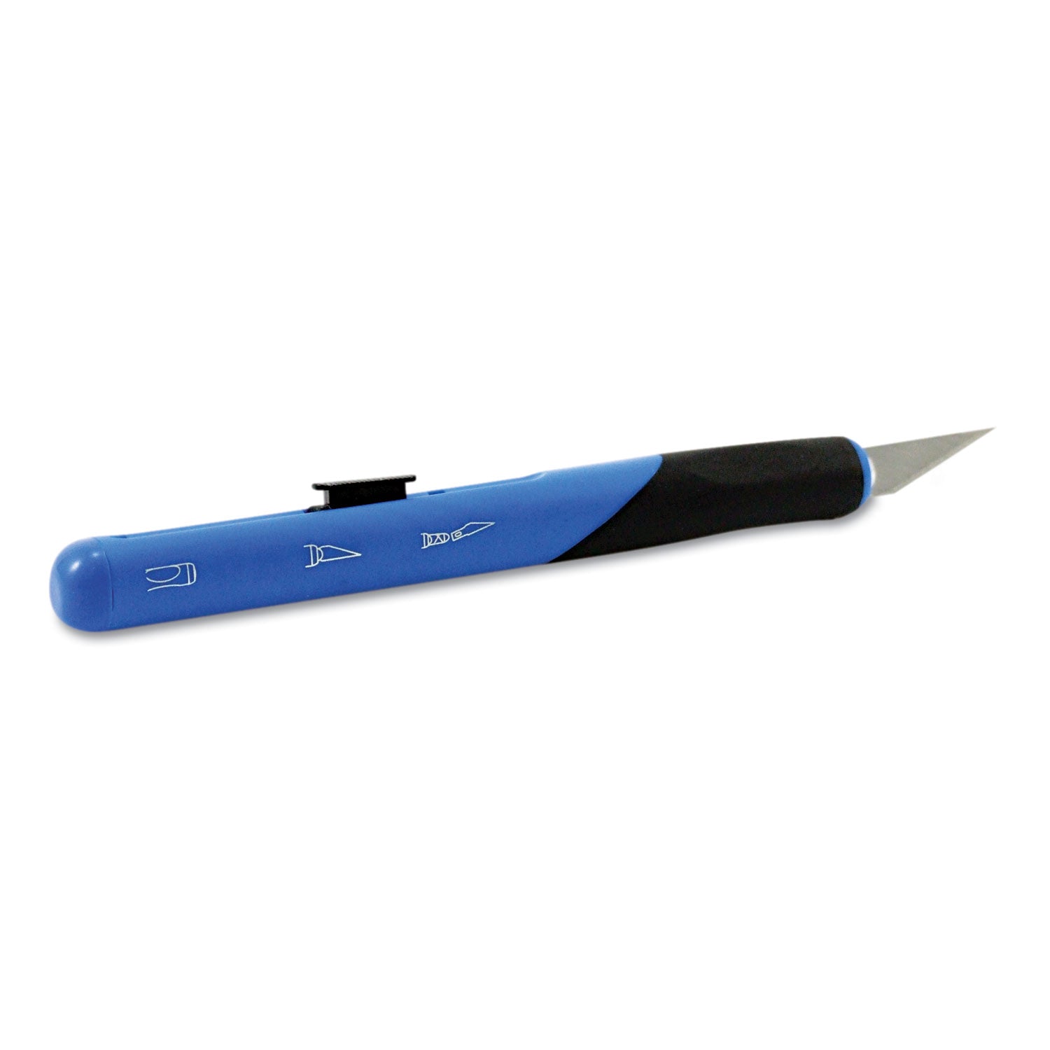 X-ACTO® Retract-A-Blade Knife, #11 Blade, 5.25" Plastic Handle, Blue/Black