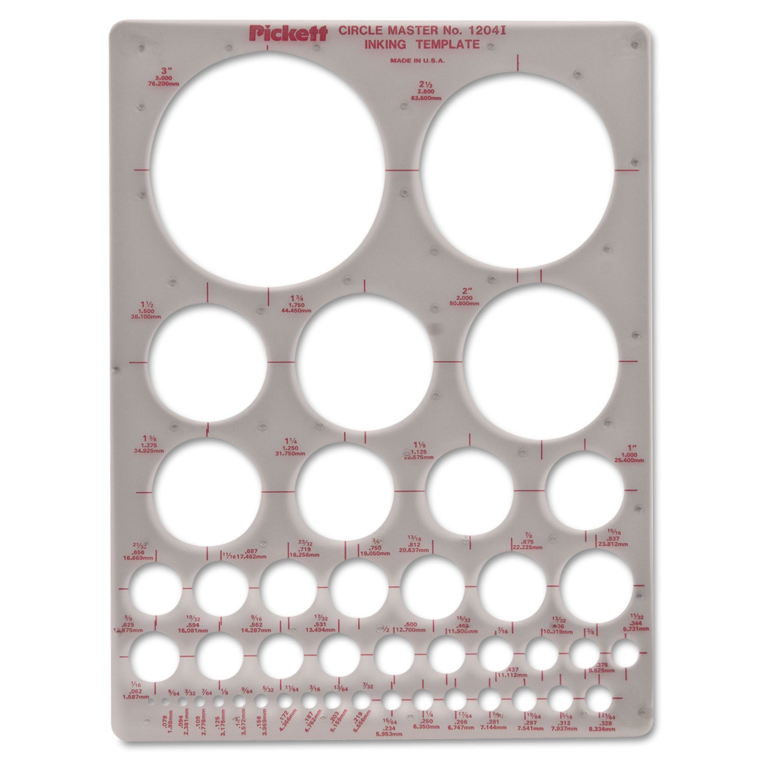 Templates, Circles, 7 x 10, Smoke