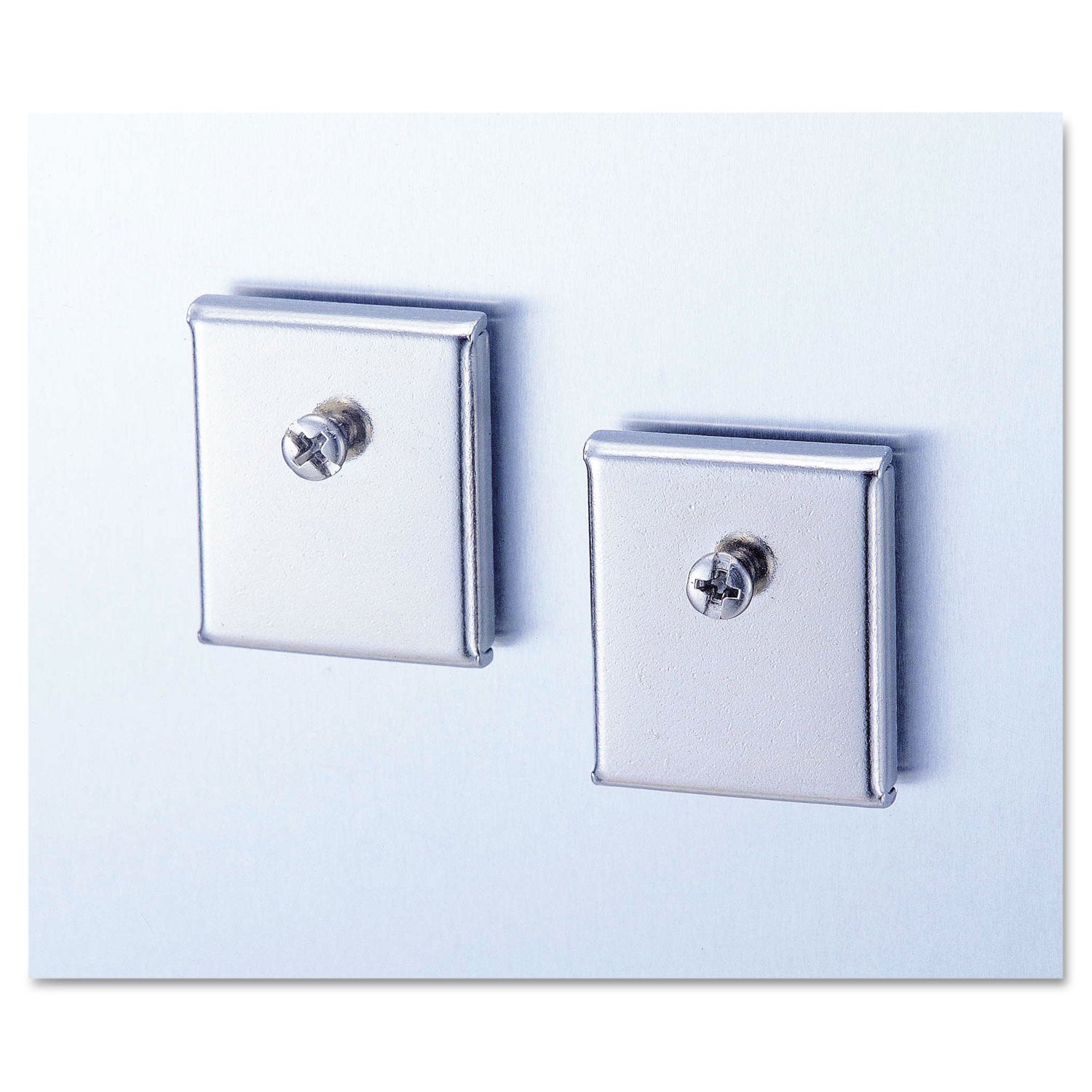 Cubicle Accessory Mounting Magnets, Silver, 2/Set