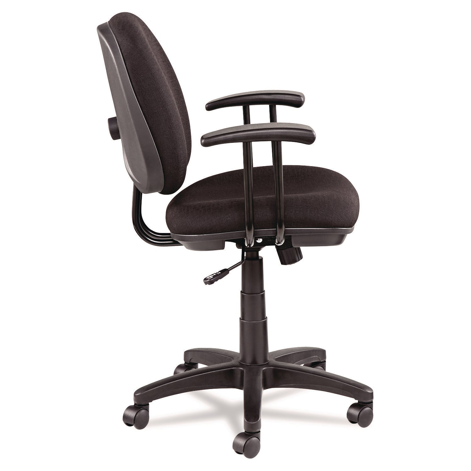 Alera® Alera Interval Series Swivel/Tilt Task Chair, Supports Up to 275 lb, 18.42" to 23.46" Seat Height, Black