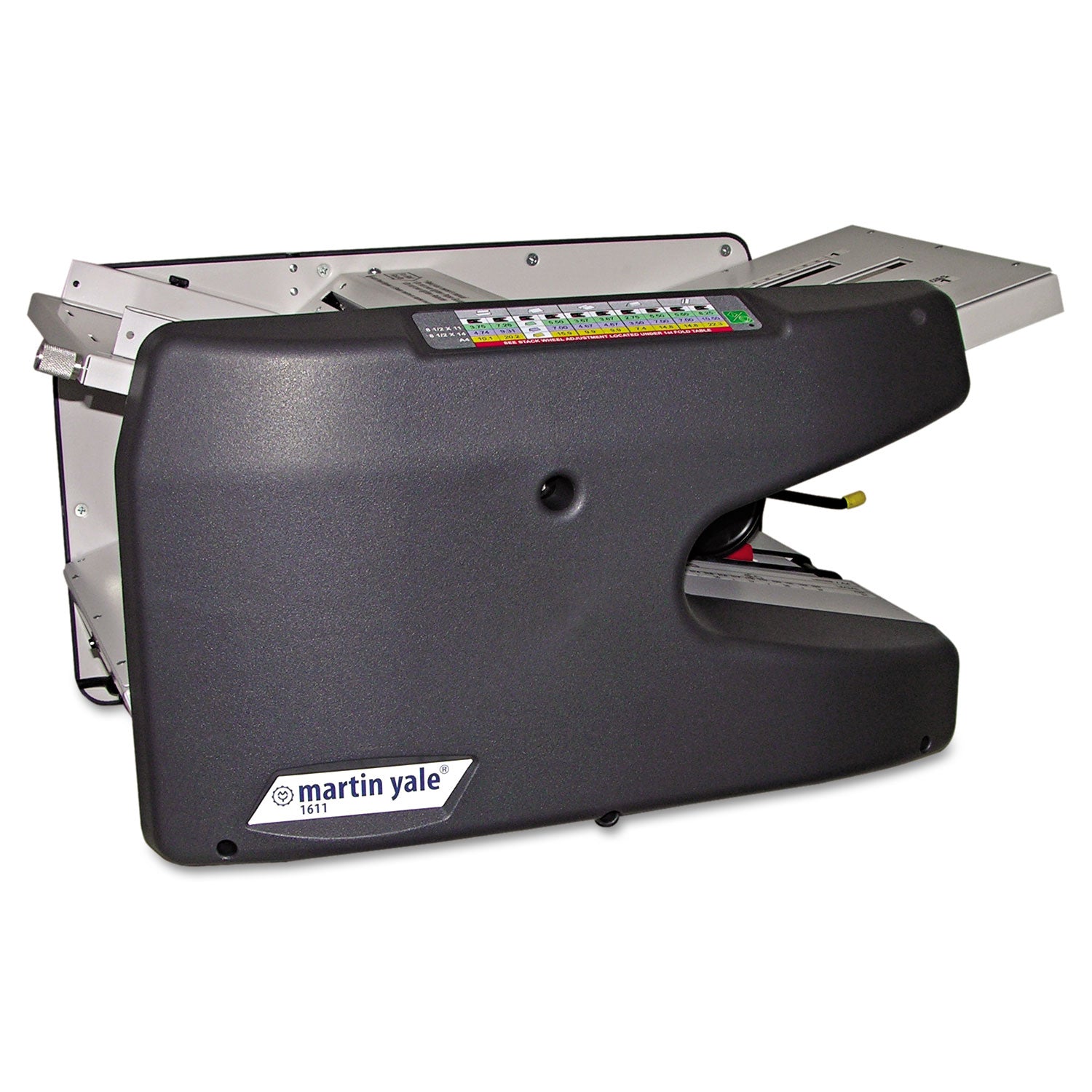 Martin Yale® Model 1611 Ease-of-Use Tabletop AutoFolder, 9,000 Sheets/Hour