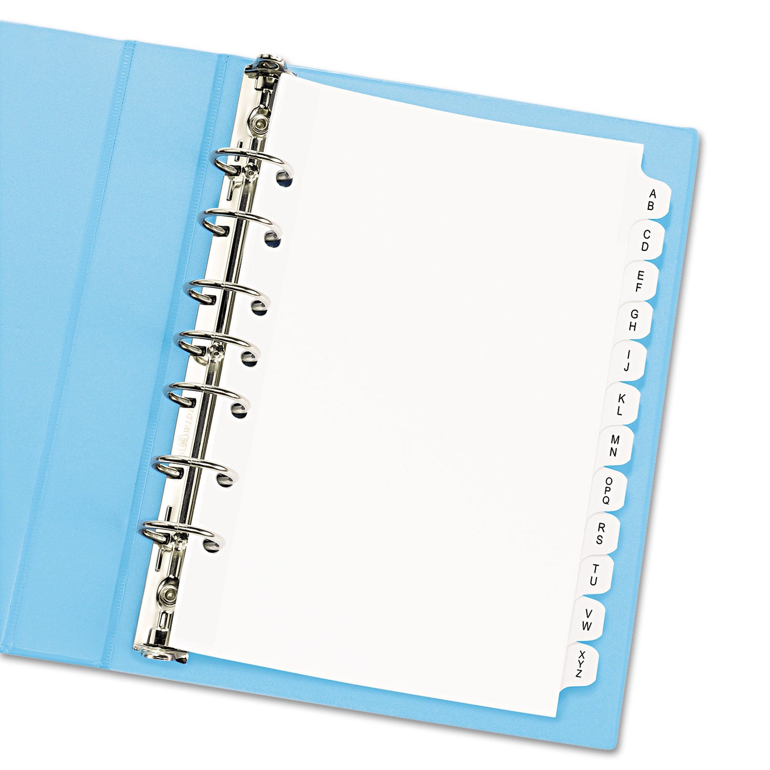 Preprinted Tab Dividers, 12-Tab, A to Z, 8.5 x 5.5, White, 1 Set Avery® Flipcost