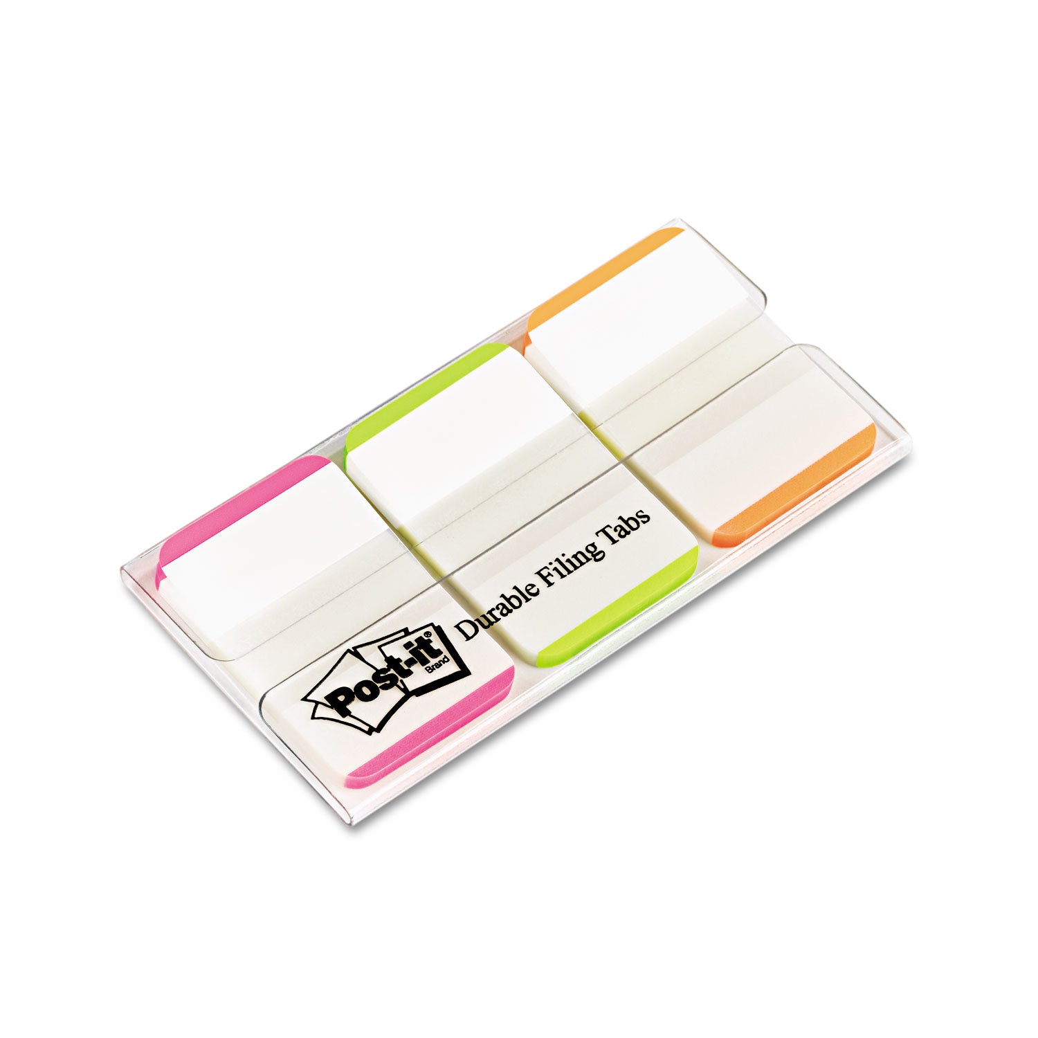 Post-it® Tabs 1" Lined Tabs, 1/5-Cut, Assorted Bright Colors, 1" Wide, 66/Pack