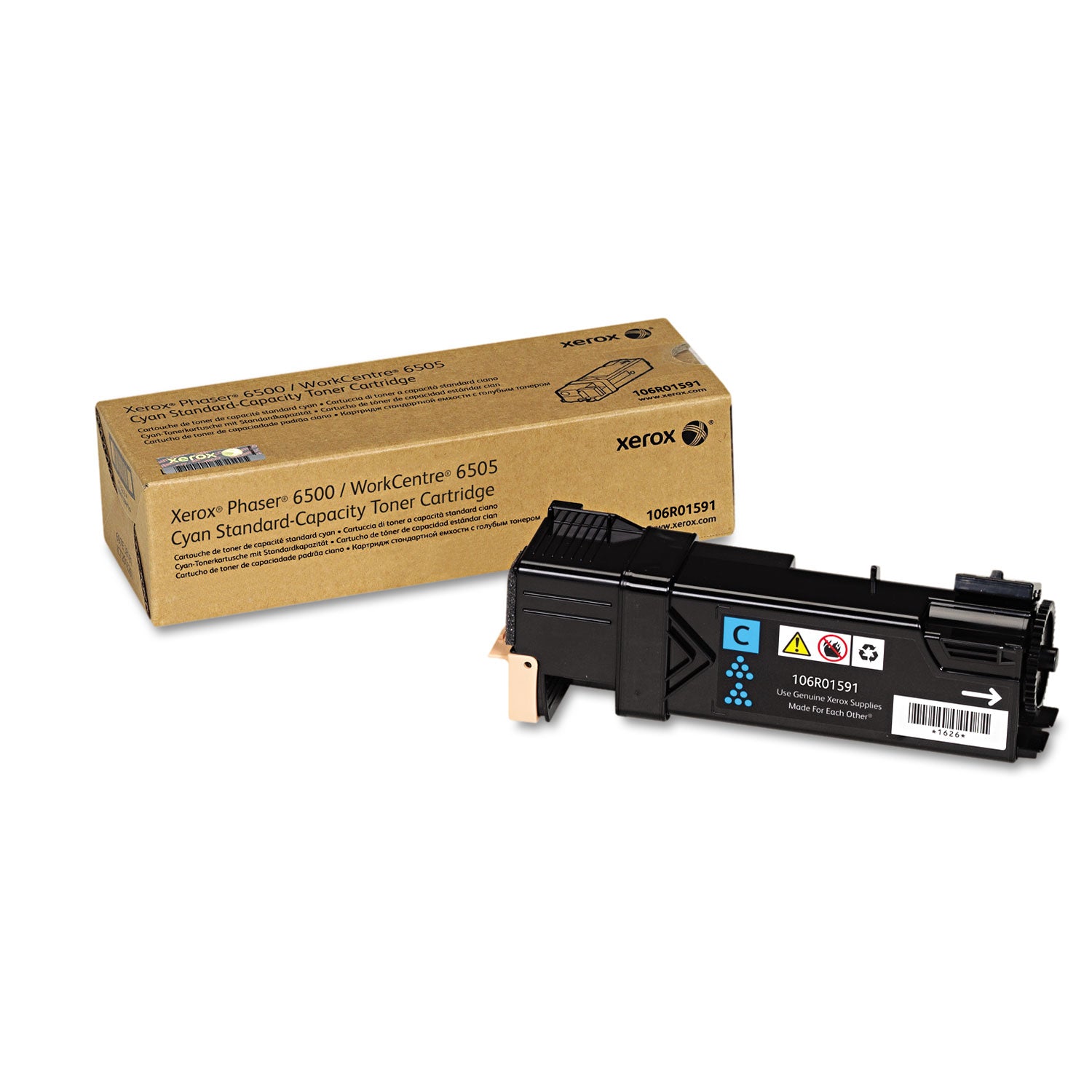 106R01591 Toner, 1,000 Page-Yield, Cyan