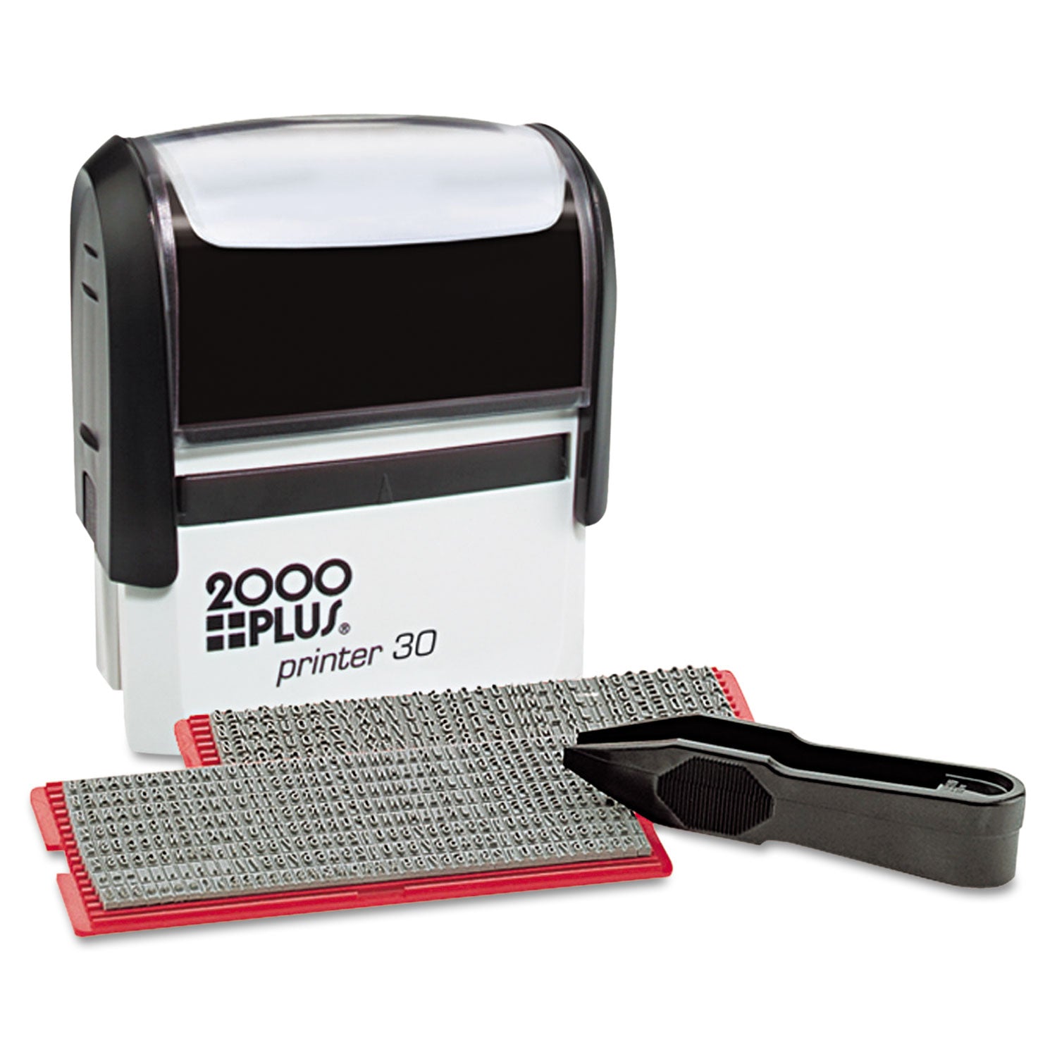 COSCO 2000PLUS® Create-A-Stamp One-Color Address Kit, Custom Message, Black