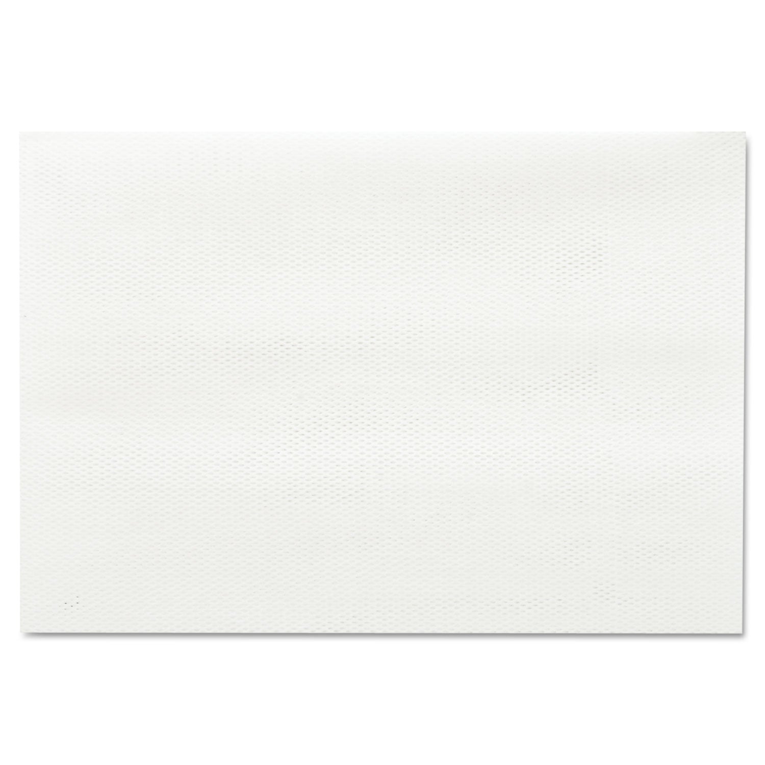 Masslinn Shop Towels, 1-Ply, 12 x 17, Unscented, White, 100/Pack, 12 Packs/Carton