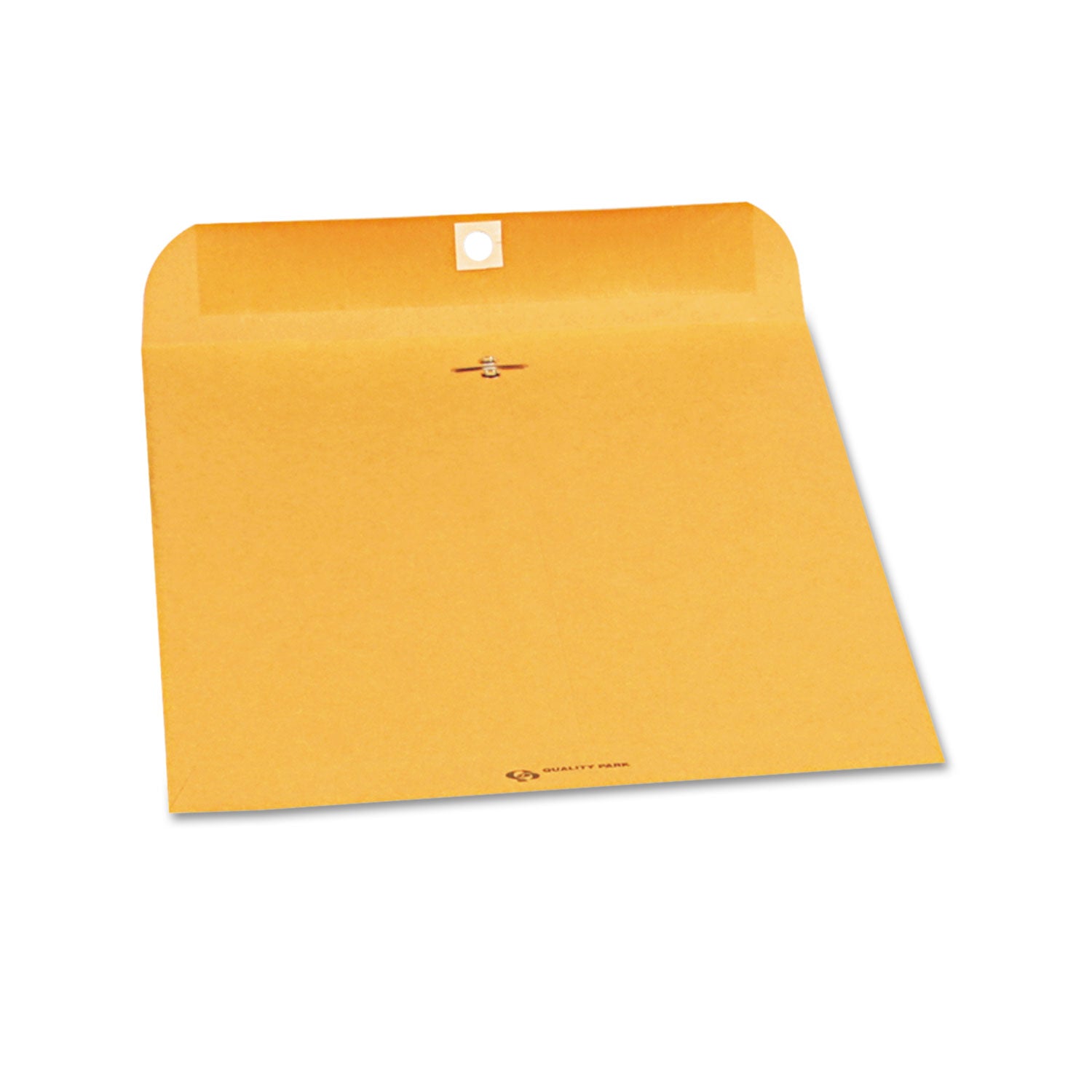 Quality Park™ Clasp Envelope, 28 lb Bond Weight Kraft, #97, Square Flap, Clasp/Gummed Closure, 10 x 13, Brown Kraft, 250/Carton