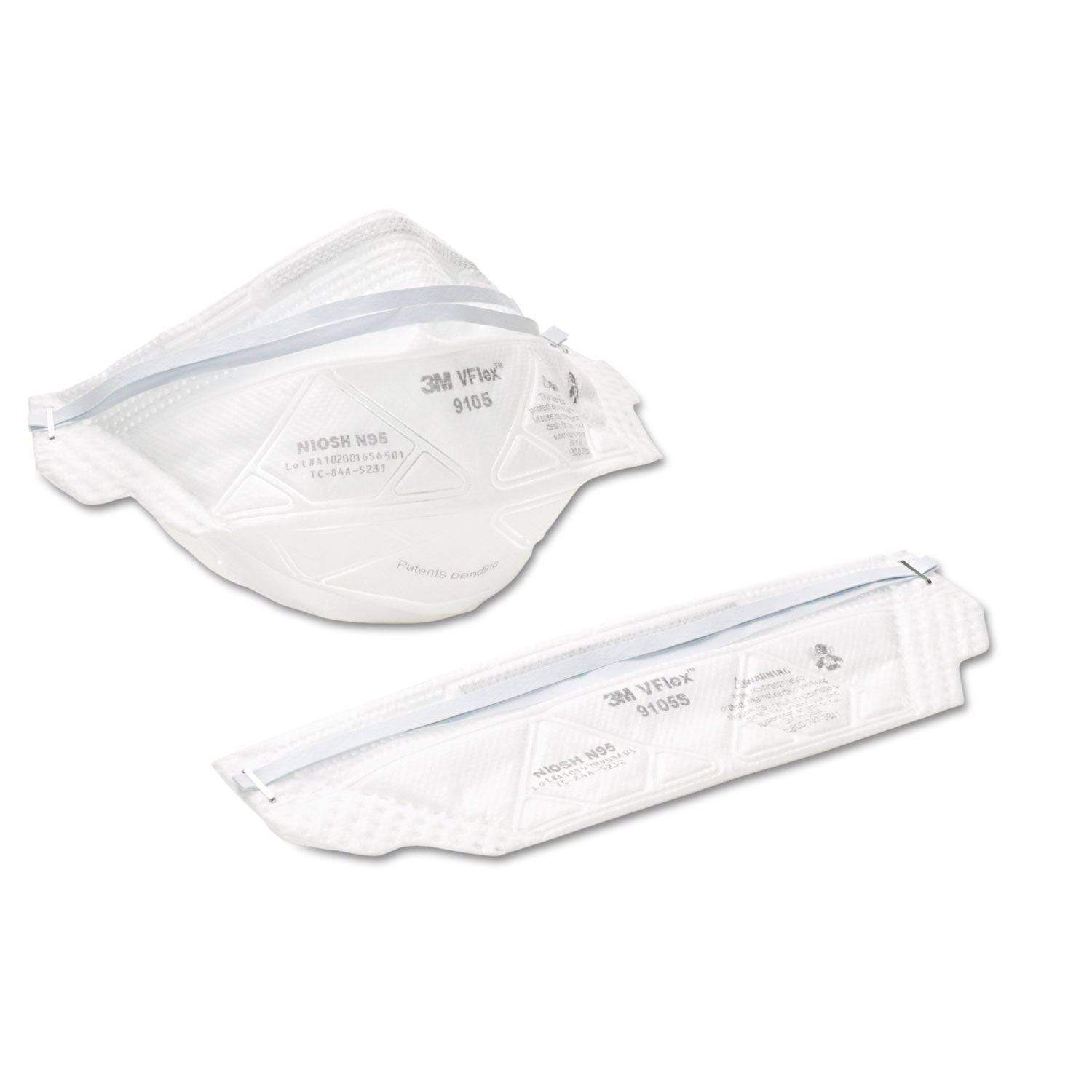 3M™ VFlex Particulate Respirator N95, Standard Size, 50/Box