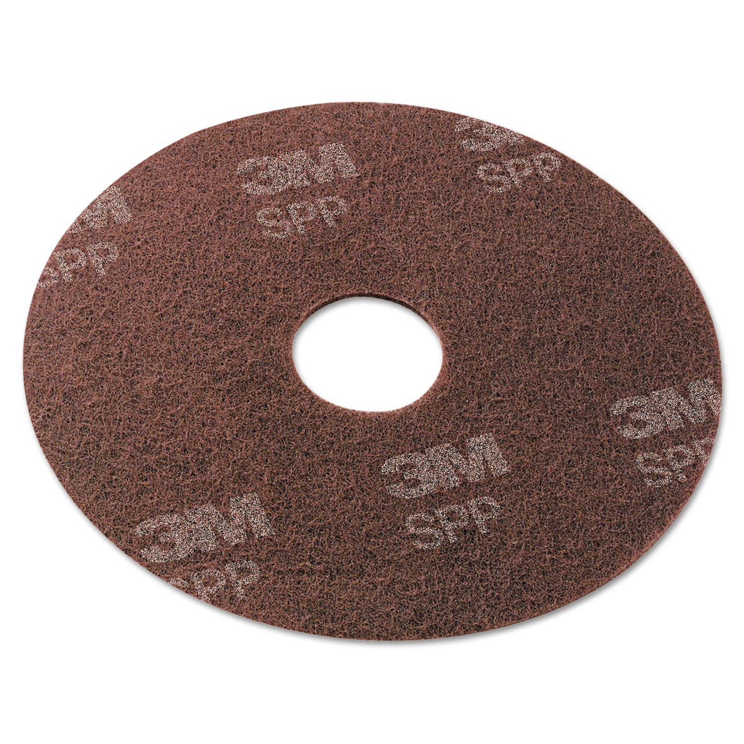 Surface Preparation Pad, 13" Diameter, Maroon, 10/Carton