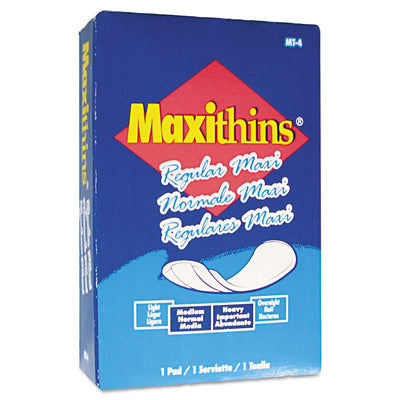 Maxithins Vended Sanitary Napkins #4, Maxi, 100 Individually Boxed Napkins/Carton Flipcost Flipcost