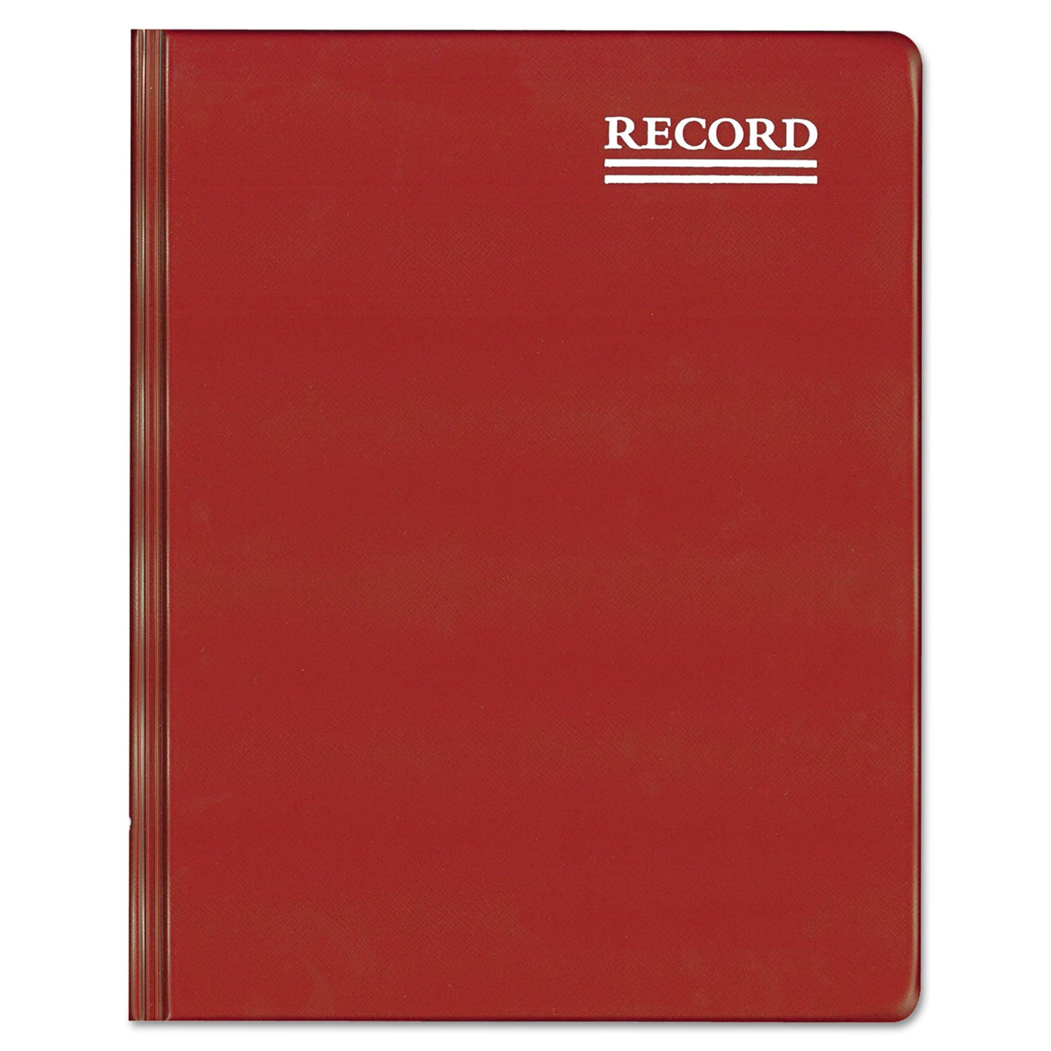 Rediform® National Brand Red Vinyl Series Journal, 1-Subject, Medium/College Rule, Red Cover, (300) 10 x 7.75 Sheets