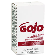 GO-JO INDUSTRIES Spa Bath Body and Hair Shampoo, Herbal, 2,000 mL Refill, 4/Carton - Flipcost