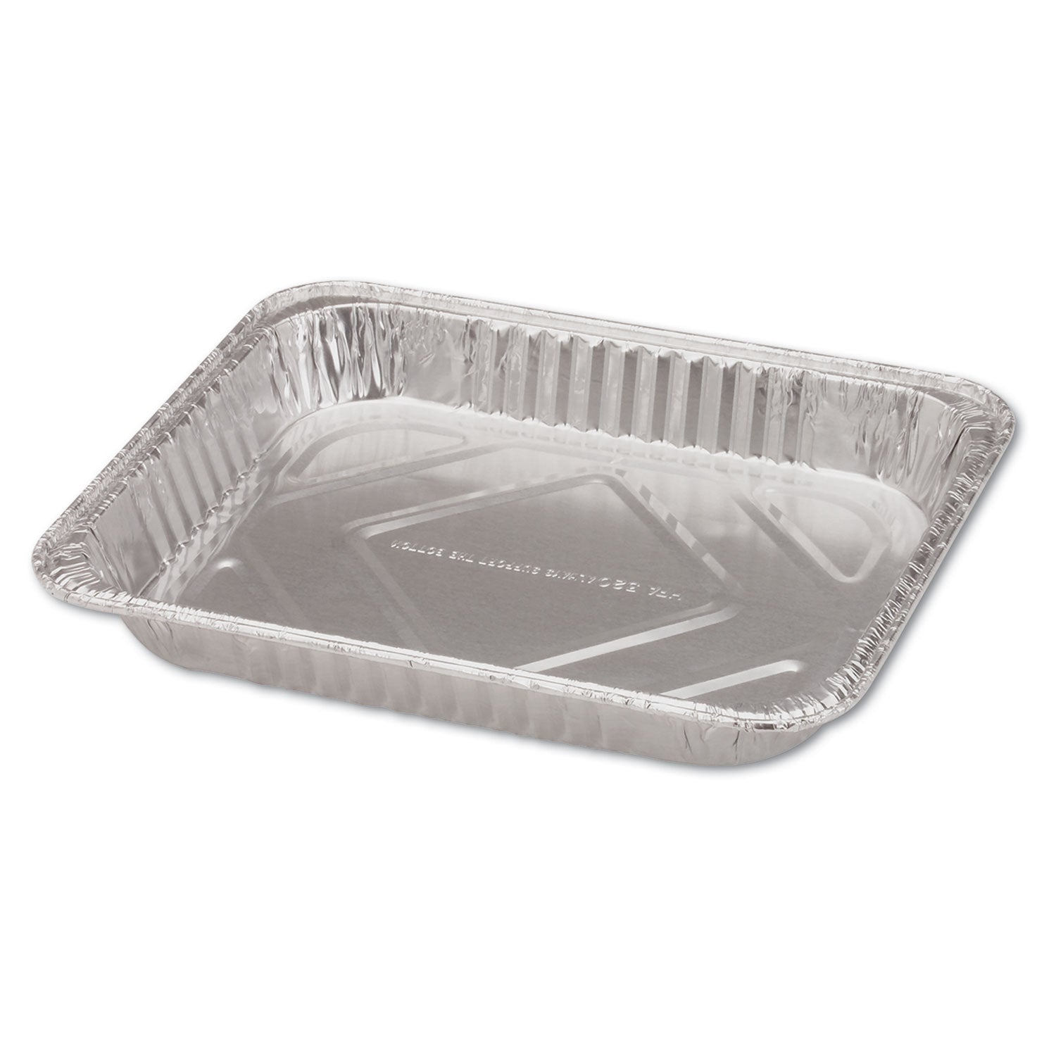 Aluminum Steam Table Pans, Half-Size Shallow, 1.69" Deep, 10.38 x 12.75, 100/Carton