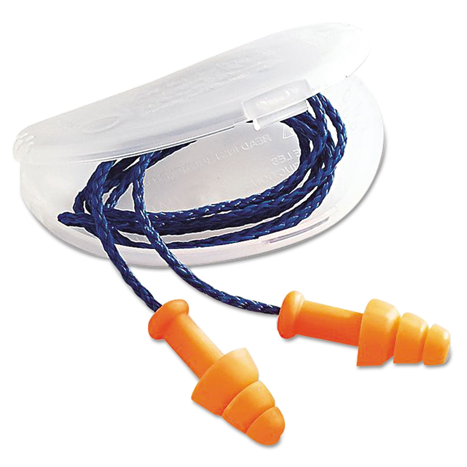 SmartFit Multiple-Use Earplugs, Corded, 25NRR, Orange, 100 Pairs