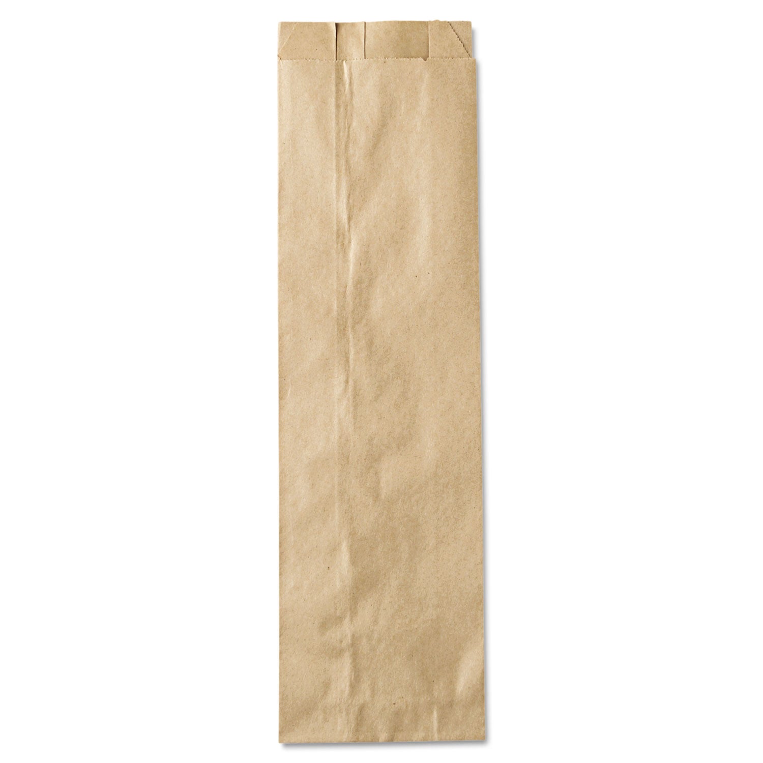 General Liquor-Takeout Quart-Sized Paper Bags, 35 lb Capacity, 4.25" x 2.5" x 16", Kraft, 500 Bags