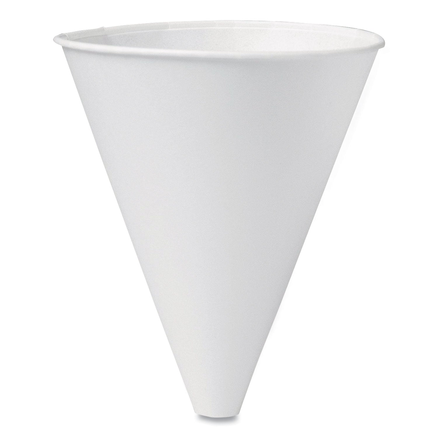 Bare Eco-Forward Treated Paper Funnel Cups, ProPlanet Seal, 10 oz, White, 250/Bag, 4 Bags/Carton