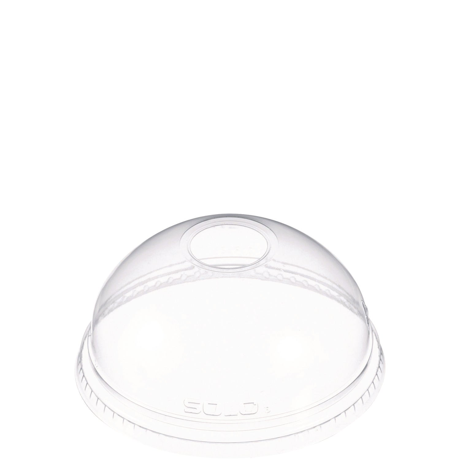 Ultra Clear Dome Cold Cup Lids, Fits 16 oz to 24 oz Cups, PET, Clear, 1,000/Carton