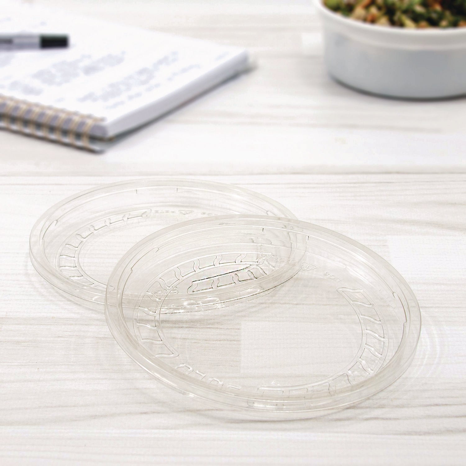 Dart® Conex Deli Container Lid, Clear, Plastic, 500/Carton