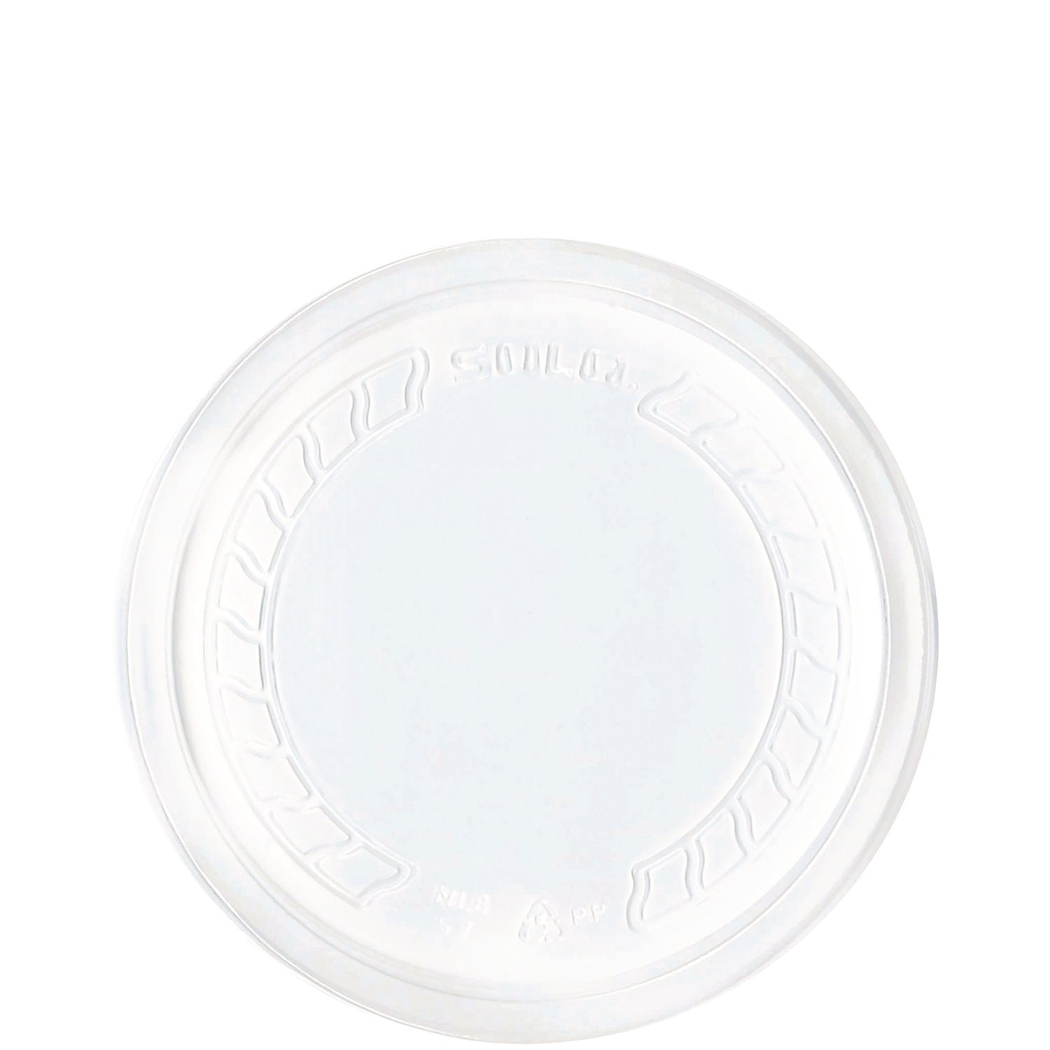 Conex Deli Container Lid, Clear, Plastic, 500/Carton