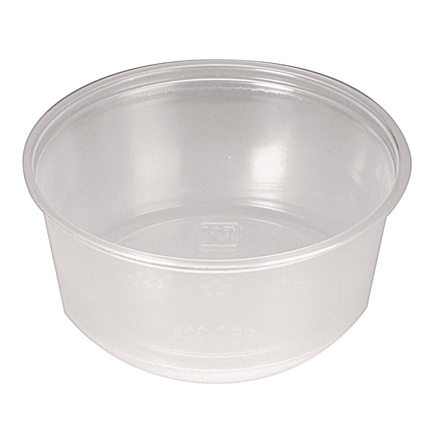 Fabri-Kal® Portion Cups, 3.25 oz, Translucent, 125/Sleeve, 20 Sleeve/Carton