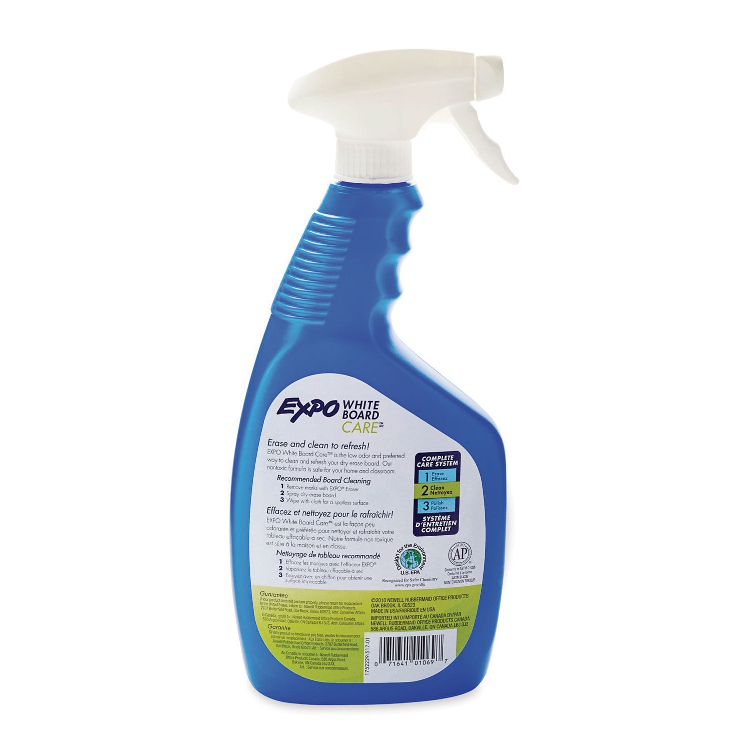 EXPO® White Board CARE Dry Erase Surface Cleaner, 22 oz Spray Bottle