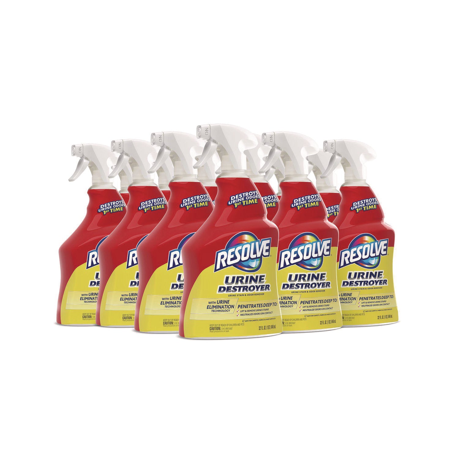 Urine Destroyer, Citrus, 32 oz Spray Bottle, 6/Carton