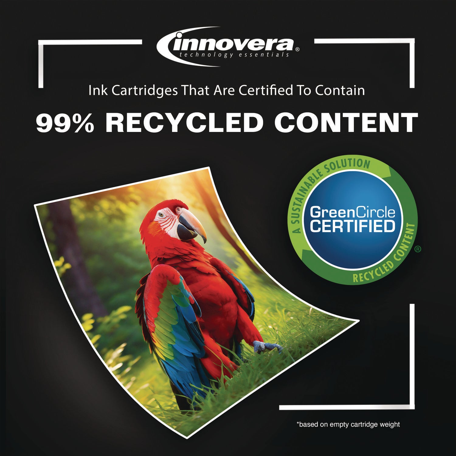 Innovera® Remanufactured Black Ink, Replacement for 64 (N9J90AN), 200 Page-Yield