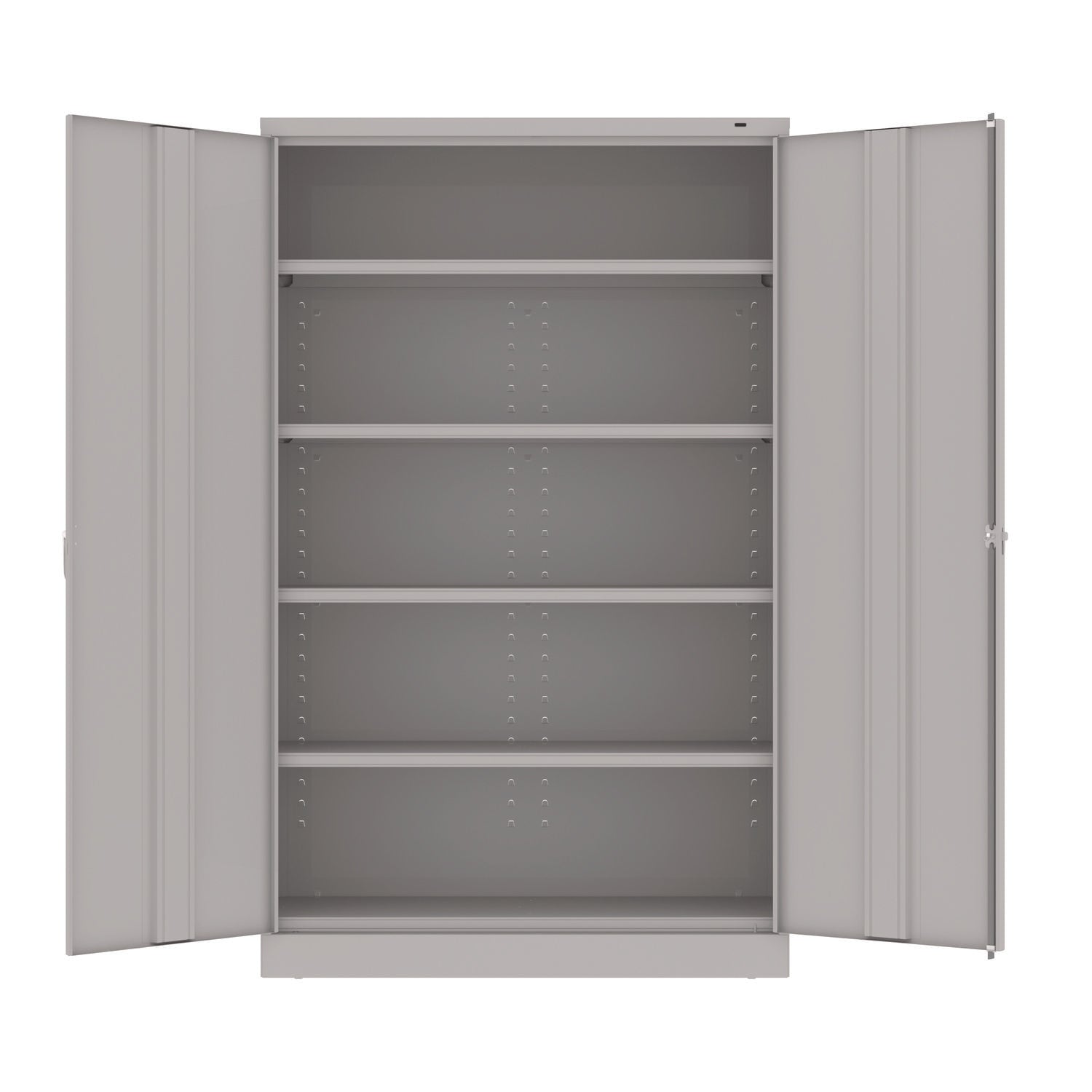 Tennsco Assembled Jumbo Steel Storage Cabinet, 48w x 18d x 78h, Light Gray