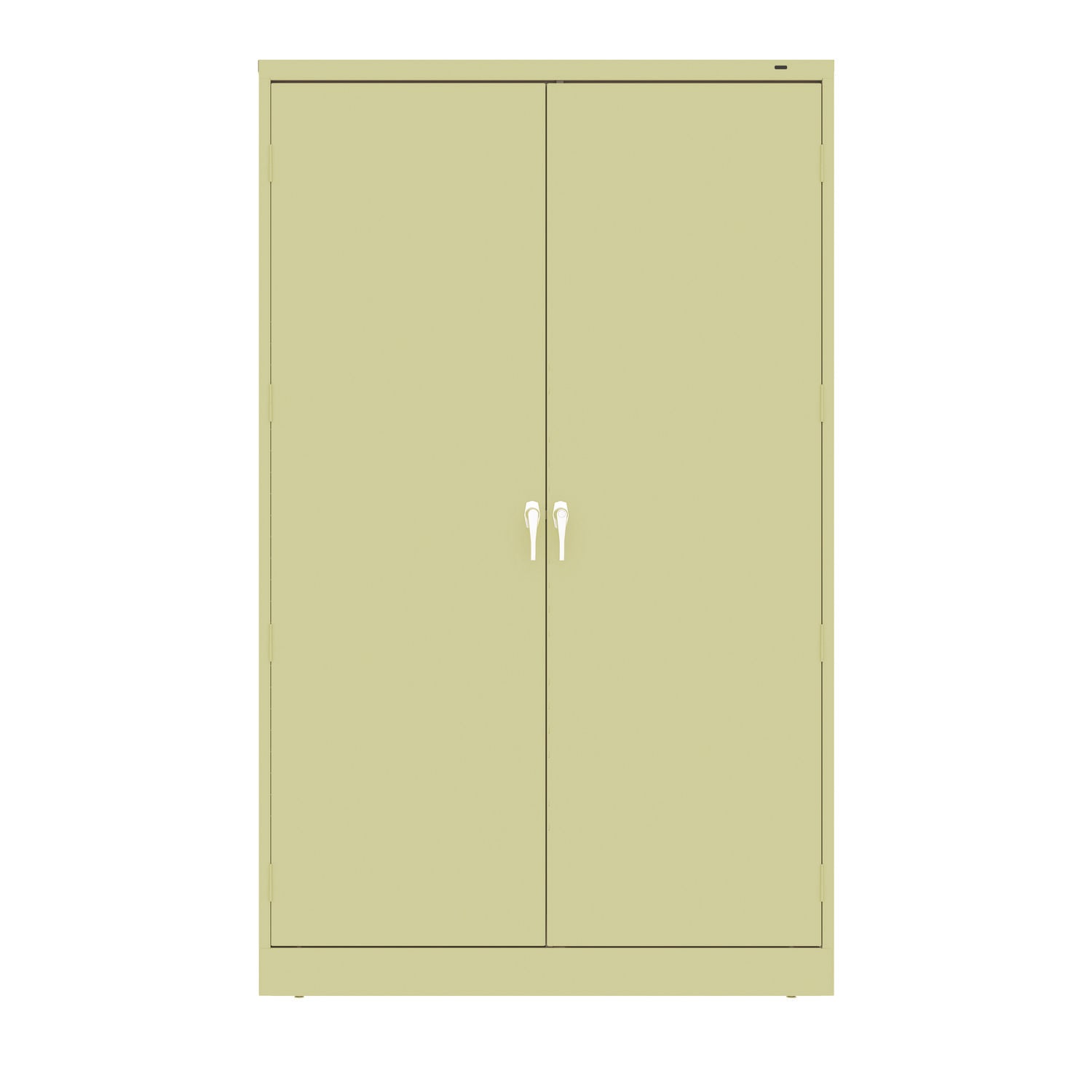 Tennsco Jumbo Combination Steel Storage Cabinet, 48w x 24d x 78h, Putty