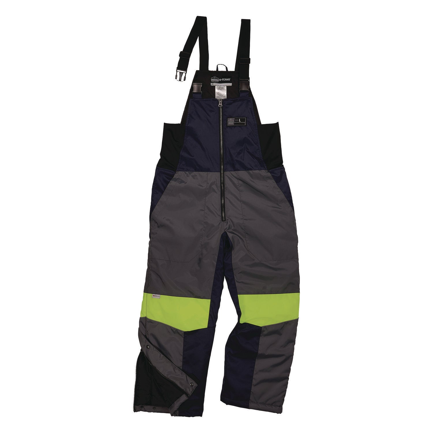 N-Ferno 6477 Insulated Cooler Bib Overall, X-Small, Navy