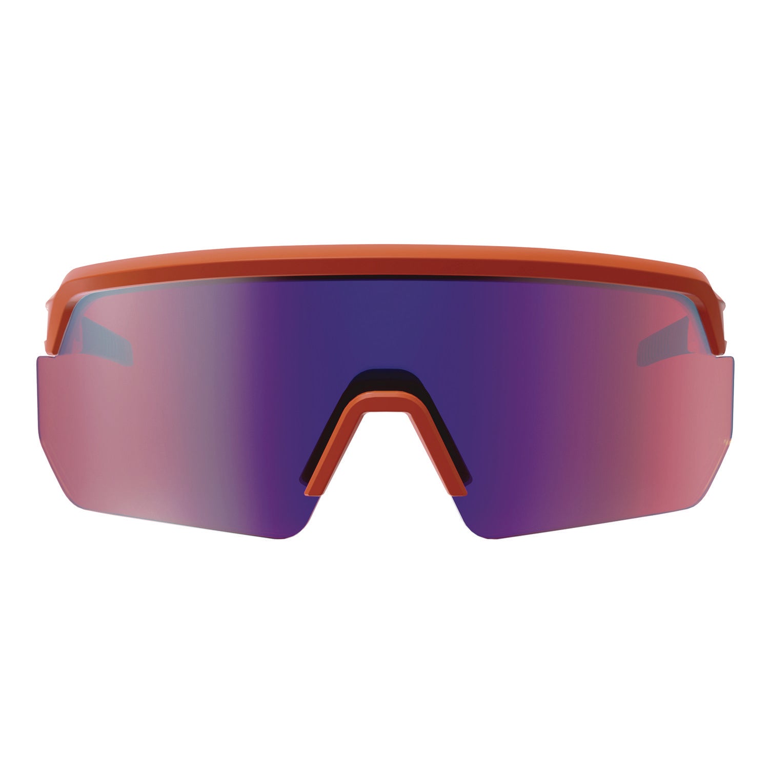 Ergodyne® Skullerz AEGIR Anti-Scratch/Anti-Fog Safety Glasses, Orange Nylon Impact Frame, Purple Mirror Polycarbonate Lens