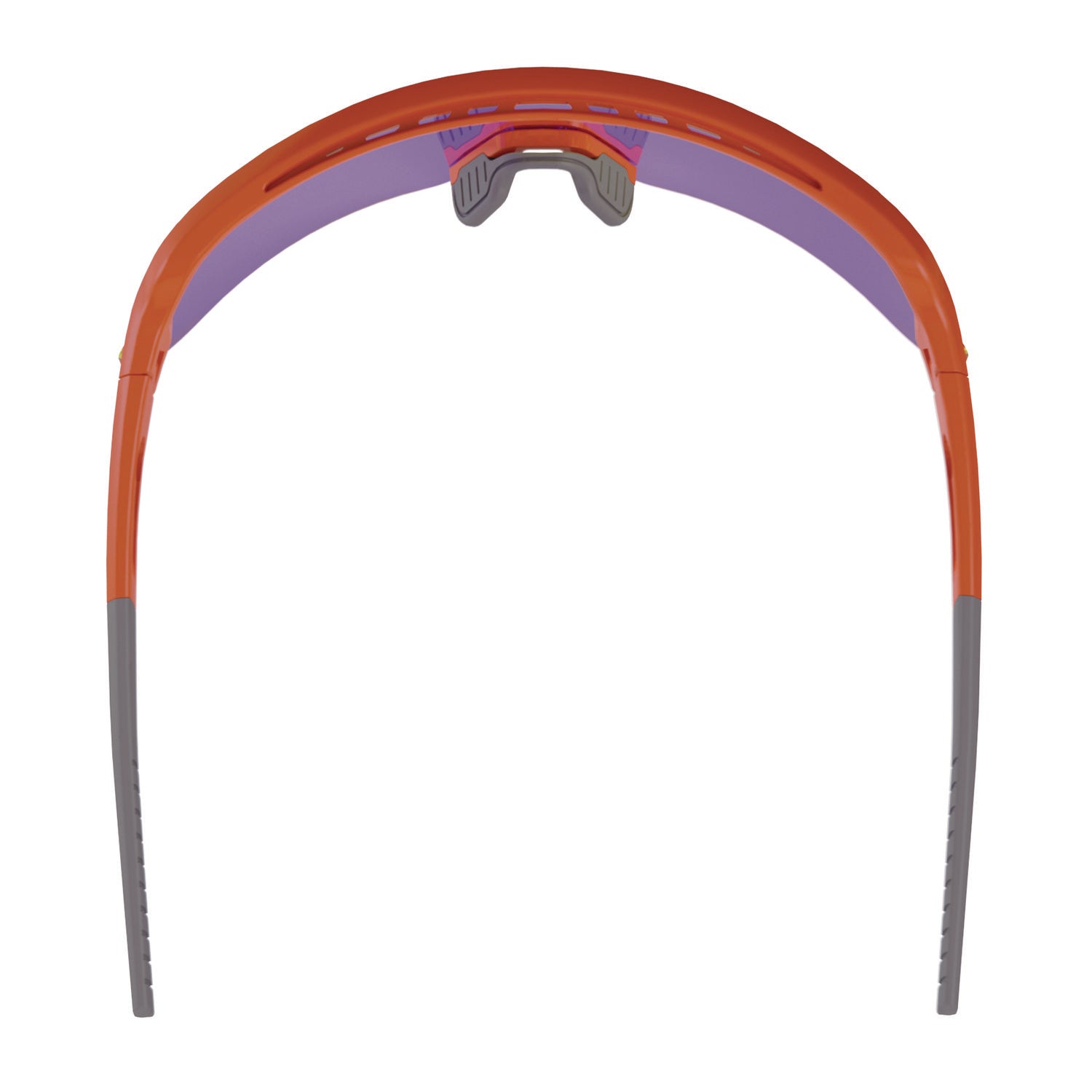 Ergodyne® Skullerz AEGIR Anti-Scratch/Anti-Fog Safety Glasses, Orange Nylon Impact Frame, Purple Mirror Polycarbonate Lens