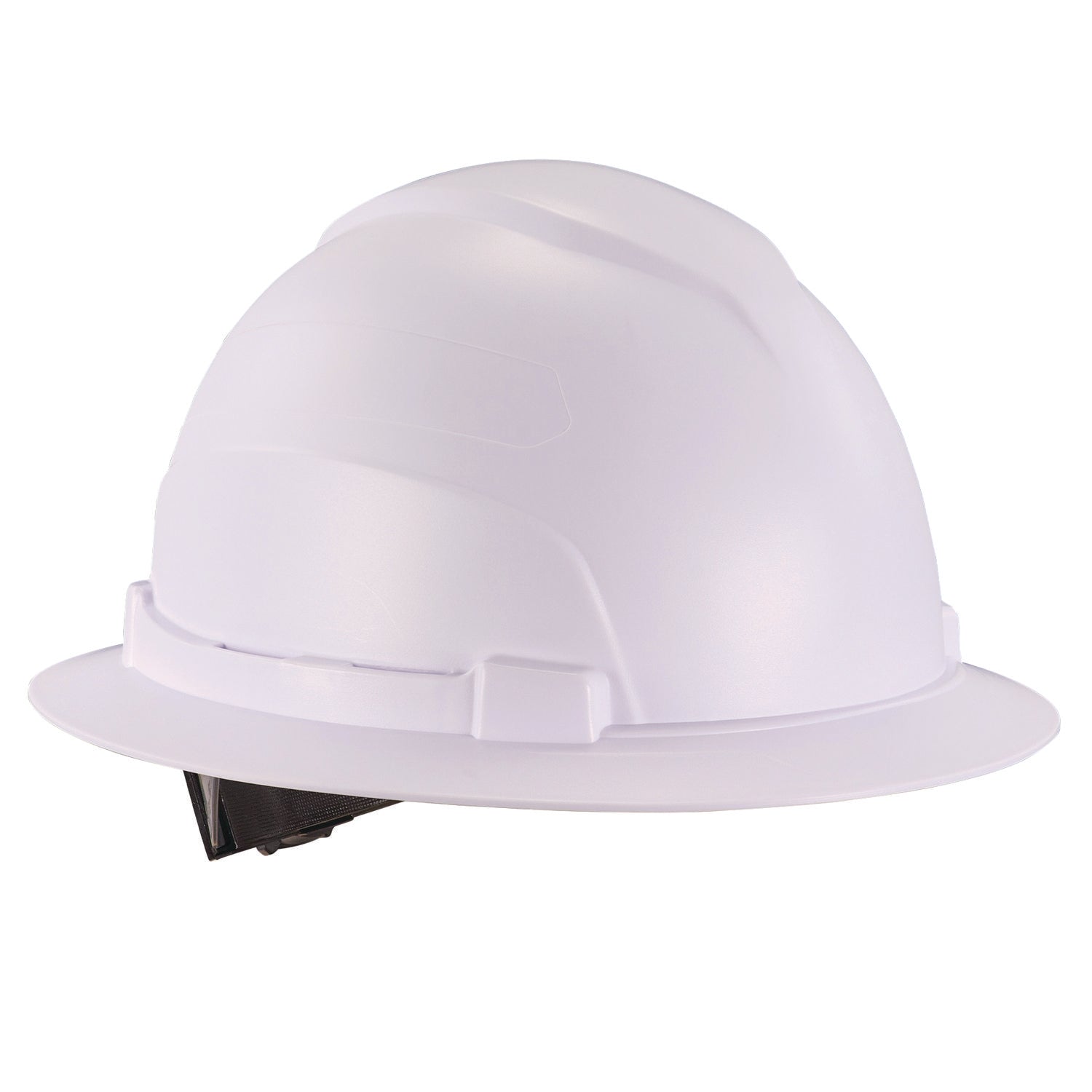 Skullerz 8969 Class E Lightweight Full Brim Hard Hat, 6-Point Rachet Suspension, White