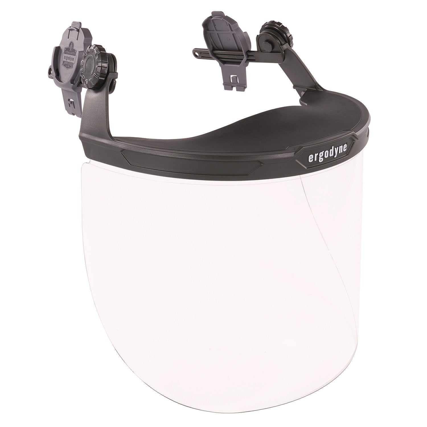 Skullerz 8995 Anti-Scratch and Anti-Fog Hard Hat Face Shield with Adapter for Full Brim, Clear Lens