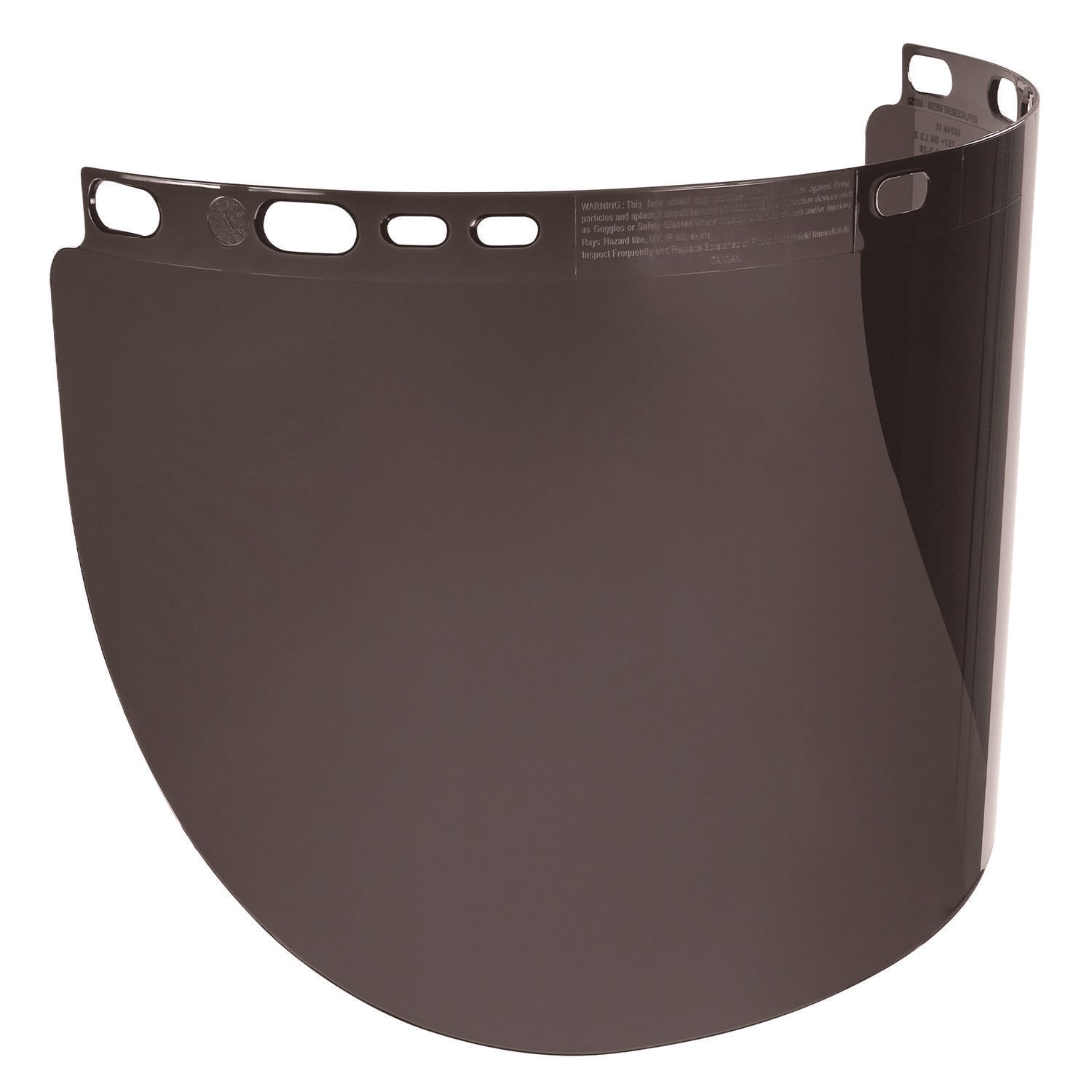 Skullerz 8998 Anti-Scratch/Anti-Fog Face Shield Replacement for Full Brim Hard Hat, Smoke Lens