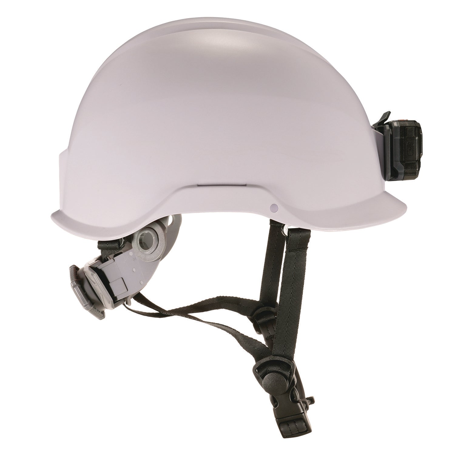 Ergodyne® Skullerz 8976LED Class E Safety Helmet with LED Light, 6-Point Rachet Suspension, White