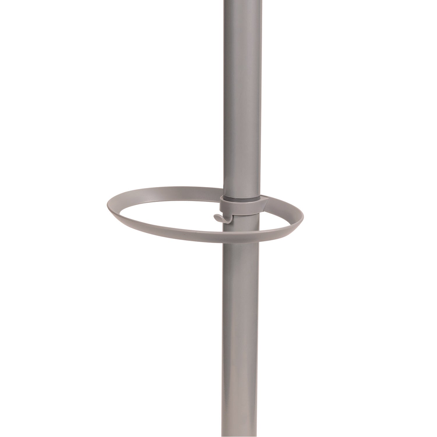 Alba™ Festival Coat Stand with Umbrella Holder, Five Knobs, 13.97 x 14 x 73.62, Gray