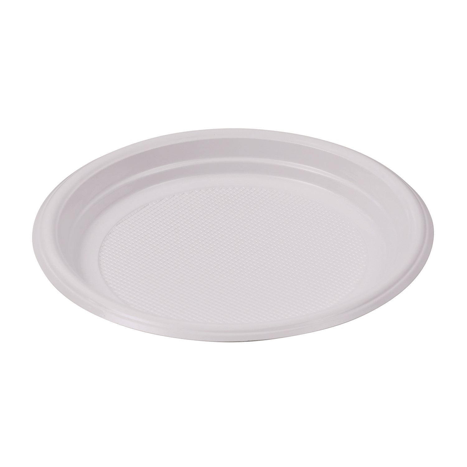 Boardwalk® Hi-Impact Plastic Dinnerware, Plate, 9" dia, White, 500/Carton