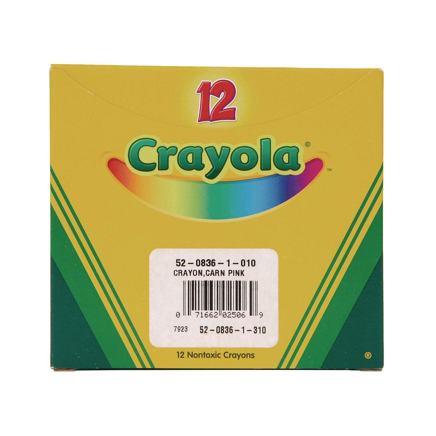 Crayola® Bulk Crayons, Carnation Pink, 12/Box