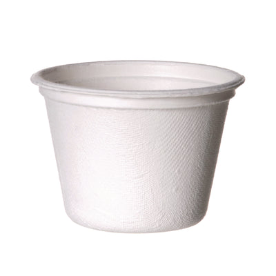 Eco-Products® Vanguard Renewable and Compostable Sugarcane Portion Cups, 4 oz, White, 1,000/Carton - Flipcost